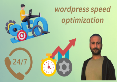 I will do wordpress speed optimization to increase page and website speed.