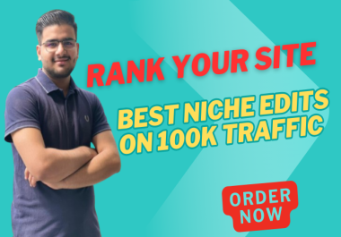 I will do niche edit on 100k traffic site Rd 1k+