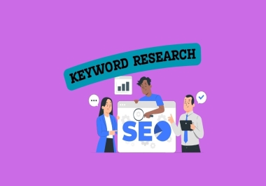 I will Complete Keyword Research for your Website