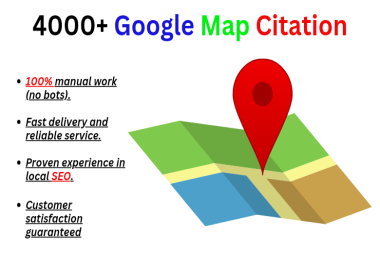 Boost Your Business with High-Quality Google Map 4000+ Citations for Local SEO