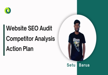 I Will website SEO audit with competitor analysis and action plan