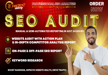 I will do wordpress,  full website audit with action plan to boost rankings on google