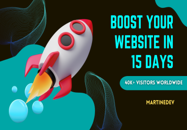 Boost Your Website with 40K+ Visitors Worldwide in 15 Days