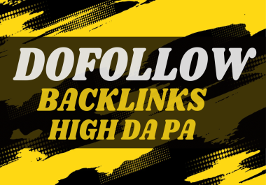 Provide 350 Dofollow Backlinks With High DA PA