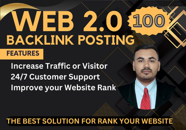 premium 100 Web 2.0 HQ Da Pa Backlinks U.S.A, U.A & Other Countries sites