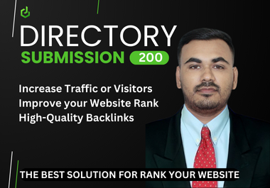 200 Unique Directory Submission Do Follow SEO High Powerful Backlinks