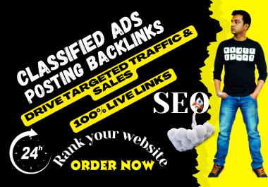 100 Classified ads posting SEO Backlinks in local or worldwide