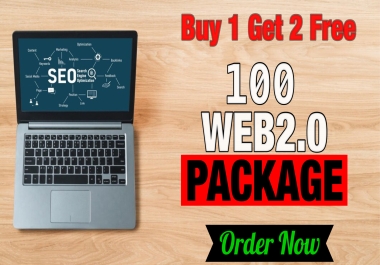 Web2.0 Backlinks Package Hot Offer Buy 1 Get 2 Free