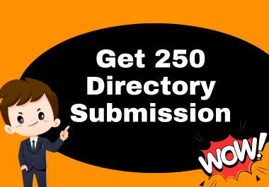 Get 250 Manual Directory Submissions for SEO Authority