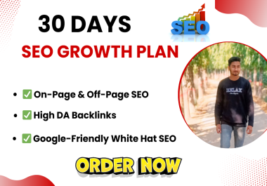 30-Day SEO Growth Plan Boost Rankings & Dominate Google