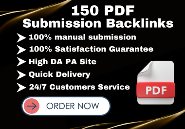 150 PDF Submission DoFollow Backlinks For SEO