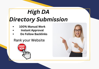 I will Provide High Quality Directory Submission with Dofollow SEO Backlinks