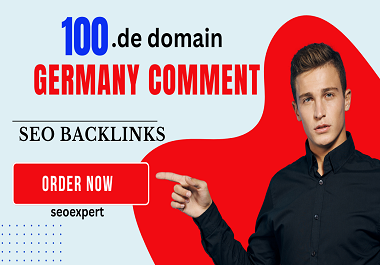 I will create 50 Germany. de domain permanent comment backlinks