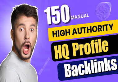 150 High Domain Authority Permanent PR9 Dofollow Profile Backlinks