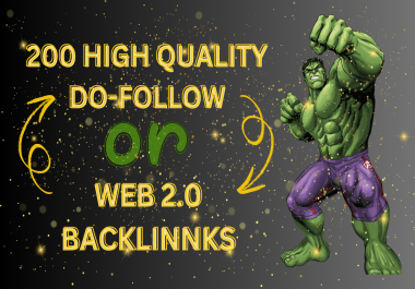 I Will Create Powerful 200 Web 2.0 Contextual SEO Backlinks High DA/PA