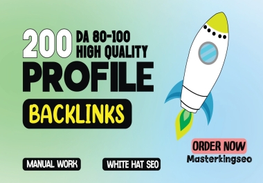 Build create manually 200 dofollow high domain authority SEO Powerful backlinks Google Index