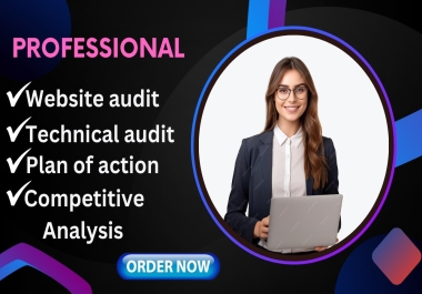 Professional Website Audit for SEO,  Performance,  and UX