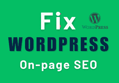 I will do On-page SEO for your WordPress posts & pages including website audit