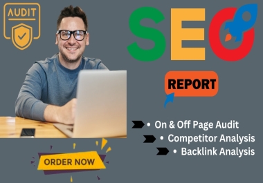 I will provide SEO Website Audit report