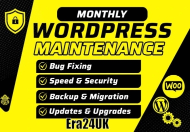 Ongoing WordPress Maintenance,  Troubleshooting,  and IT Support Services