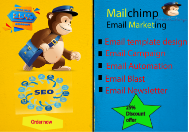 I will establish your brevo,  sendgrid mailchimp,  or any email template design