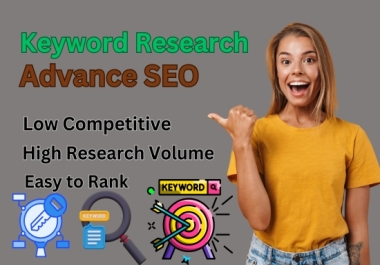 I Will Do In-Depth Keyword Research for SEO & Rank Your Website