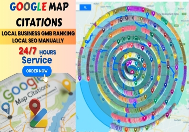 I will create 10,000 high-quality Google Maps citations to enhance your GMB ranking and improve your