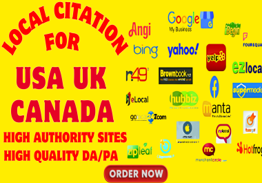 200 local citation for USA UK & CANADA