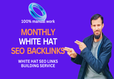 250 Diverse White Hat Monthly SEO Backlinks