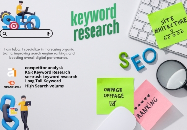 I can help you to find the best SEO keywords and advance KGR to boost your targeted niche