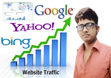 I will promote organic web traffic worldwide