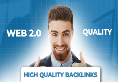 I will Create 100 High Quality Web2.0 Backlinks to boast your website rankings