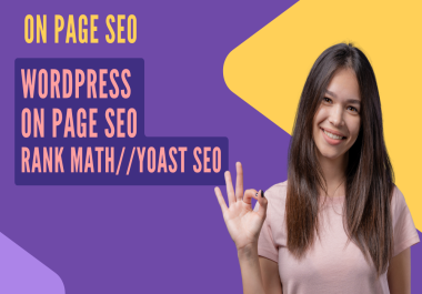 I Will Optimize Your WordPress Website's On-Page SEO