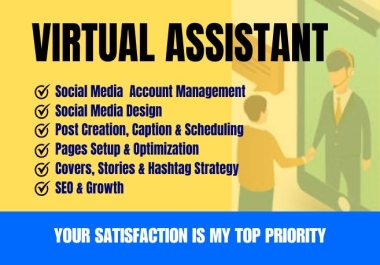 Hire Me as Your Virtual Assistant for daily 2 hours