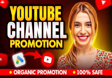 I will do organic youtube video promotion for Top Ranking