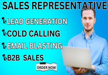 I will do targeted b2b lead generation linkedin leads sales representative