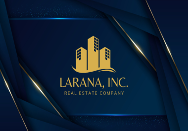 I will create professional real estate logo and modern business logo design