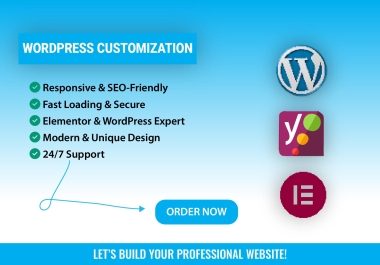 I Will Customize Your WordPress Website Professionally