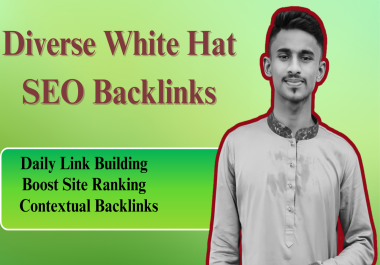 I will do high authority white hat SEO backlinks 100 manual link building