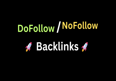 The SEO Power of DOFollow and NoFollow 50 Backlinks