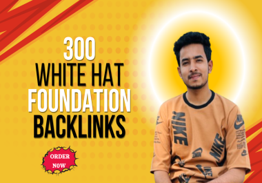 Rank Higher with 50+ Manual Foundation Backlinks