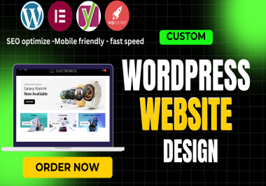 i will be your wordpress website designer and manger