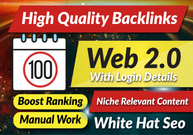 High Quality Contextual Web 2.0 Backlinks for your Website ranking fast