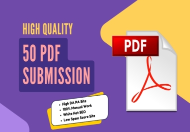 Get High-Quality 20 PDF Submission Backlinks for Better SEO Rankings