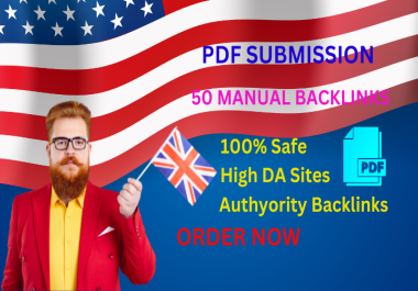 Expert PDF Submission Powerful Niche High-Quality 20 Backlinks & Marketing