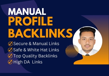 I will build HQ 250 profile backlinks to enhance your SEO ranking