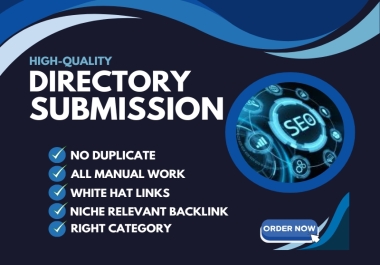 create top directory submission backlinks Seo