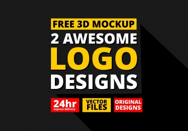 I will design 2 Professional LOGO in 24hr