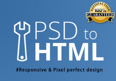 PSD to HTML responsive design
