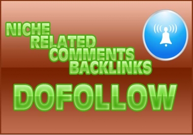 5 niche dofollow comments backlinks